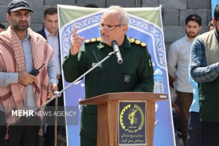 ابراهیمی: ۱۳۰۰ پروژه عمرانی بسیج طی هفته مقاومت در گیلان افتتاح می شود