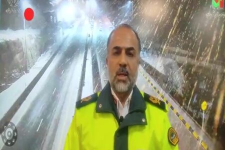 ­بارش شدید برف و باران منجر به مسدود شدن برخی از محورهای مواصلاتی کشور شد