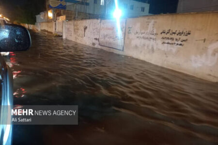 تبدیل شدن بندرعباس به رودخانه