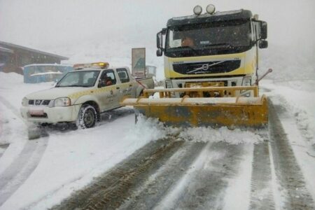 جاده‌های برفی و پُرترافیک امروز اعلام شد