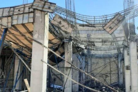 ریزش دیوار ساختمانی در پاکدشت؛۸ نفر در زمان حادثه داخل طبقات بودند