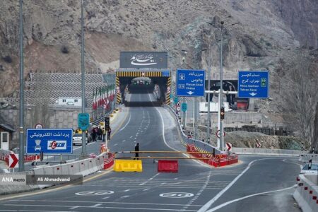 محورهای چالوس و آزادراه تهران شمال تا اطلاع بعدی یک‌طرفه شد