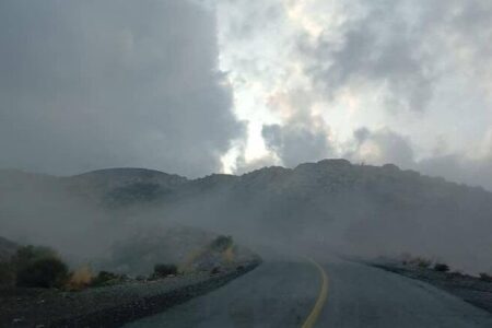 مه‌گرفتگی شدید در بخش گوهران-بشاگرد