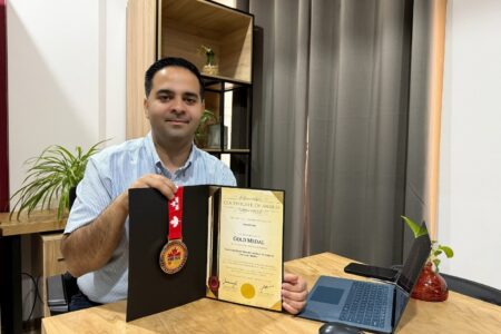 کسب مدال طلای ICAN 2025 توسط احمد شعرا در زمینه اختراع شبکه‌ای