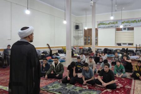 آغاز پرشور اعتکاف دانش‌آموزی در هشترود با حضور گسترده نوجوانان