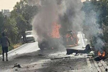 پهپاد اسرائیلی یک خودرو را در نبطیه لبنان هدف قرار داد